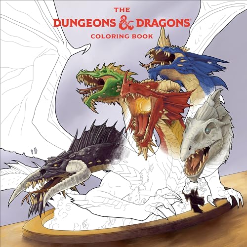 The Dungeons & Dragons Coloring Book: 80 Adventurous Line Drawings von Ten Speed Press