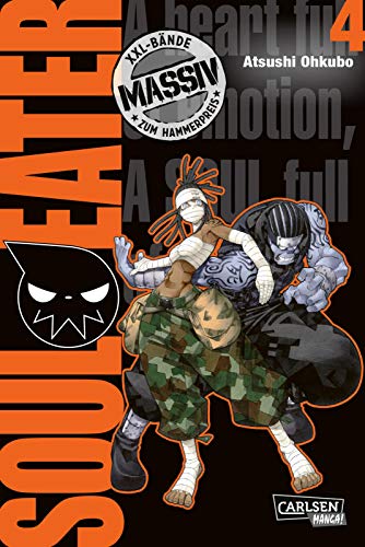 Soul Eater Massiv 4: Düstere Manga Fantasy-Action im Sammelband (4) von Carlsen Verlag GmbH