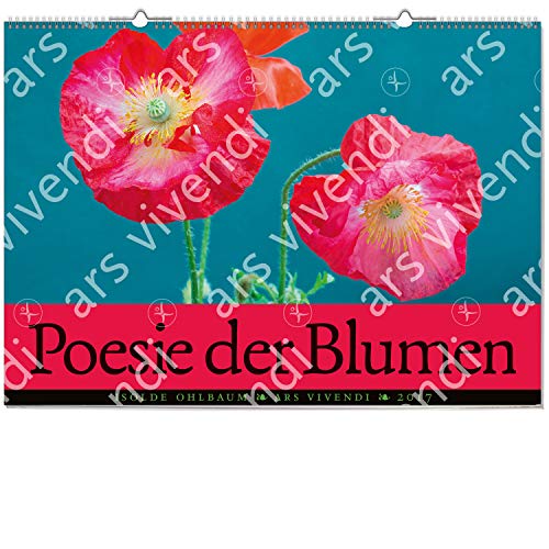 Poesie der Blumen 2024: Posterkalender von Ars Vivendi