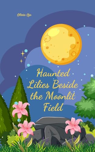 Haunted Lilies Beside the Moonlit Field von Swan Charm