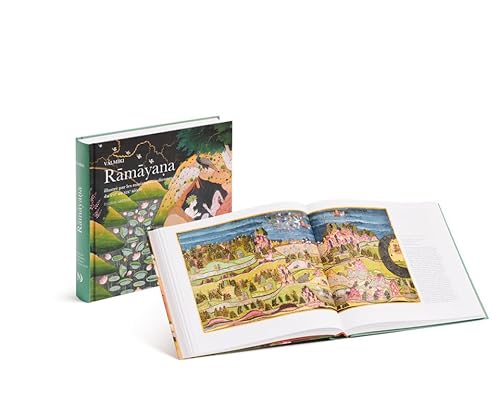 Ramayana illustré par les miniatures indiennes du XVIe au XIXe siècle - Édition abrégée von DIANE SELLIERS