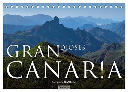 Grandioses Canaria (Tischkalender 2025 DIN A5 quer), CALVENDO Monatskalender von CALVENDO