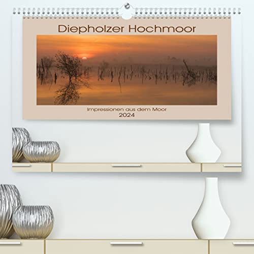 Diepholzer Hochmoor (hochwertiger Premium Wandkalender 2024 DIN A2 quer), Kunstdruck in Hochglanz