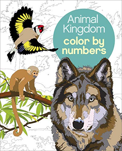 Animal Kingdom Color by Numbers (Arcturus Color by Numbers Collection)