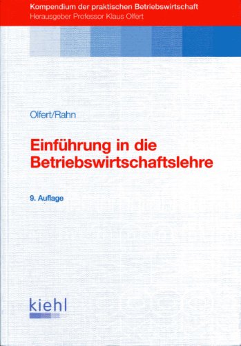 Einführung in die Betriebswirtschaftslehre