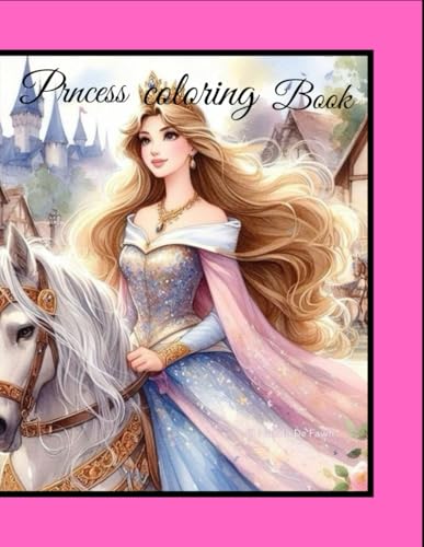 Prncess coloring book von Independently published