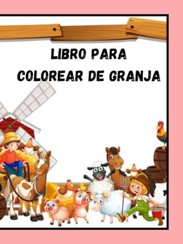 libro para colorear de granja von Independently published
