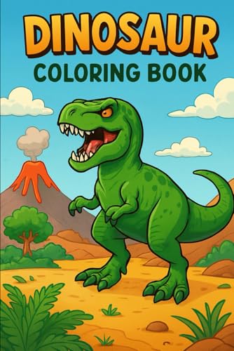 Dinosaur Fun Facts Coloring Worksheets in Grayscale Lined Illustrative Style von Independently published