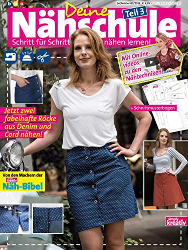 Deine Nähschule Teil 3: Schritt für Schritt nähen lernen! Deine Nähschule Teil 3: Schritt für Schritt nähen lernen!
