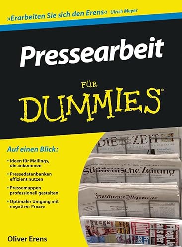 Pressearbeit für Dummies