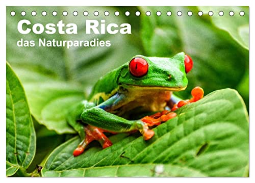 Costa Rica - das Naturparadies (Tischkalender 2024 DIN A5 quer), CALVENDO Monatskalender von CALVENDO