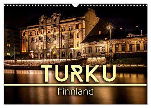Turku/Finnland (Wandkalender 2024 DIN A3 quer), CALVENDO Monatskalender