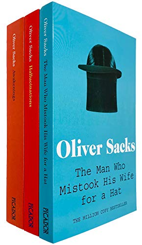 Oliver Sacks 3 Books Collection Set (The Man Who Mistook His Wife for a Hat, Hallucinations, Awakenings)