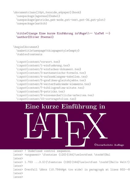Eine kurze Einführung in LaTeX von epubli
