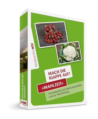 Mach die Klappe auf - Mahlzeit: Bildkarten zur Sprachförderung (Mach die Klappe auf / Bildkarten): 35 Fotokarten zum Wortschatzaufbau und zur Wortfindung von FON-Fachverlag