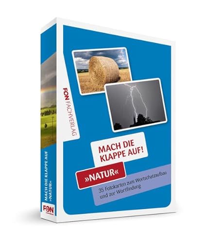 Mach die Klappe auf - Natur: Bildkarten zur Sprachförderung (Mach die Klappe auf / Bildkarten): 35 Fotokarten zum Wortschatzaufbau und zur Wortfindung von FON-Fachverlag
