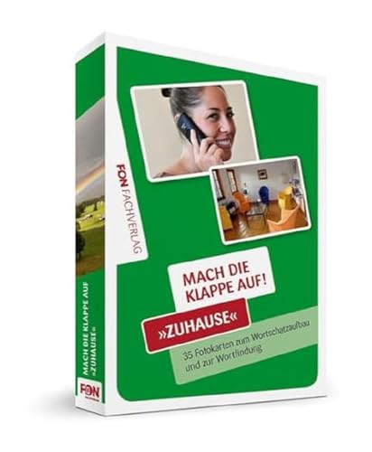 Mach die Klappe auf - Zuhause: Bildkarten zur Sprachförderung (Mach die Klappe auf / Bildkarten) von FON Fachverlag