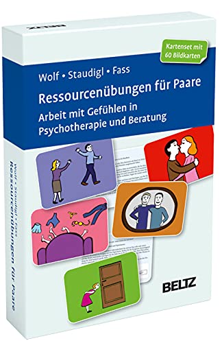 Ressourcenübungen für Paare: Arbeit mit Gefühlen in Psychotherapie und Beratung. 60 Bildkarten mit Übungen. Mit zwölfseitigem Booklet. (Beltz Therapiekarten) Ressourcenübungen für Paare: Arbeit mit Gefühlen in Psychotherapie und Beratung. 60 Bildkarten mit Übungen. Mit zwölfseitigem Booklet. (Beltz Therapiekarten) von Psychologie Verlagsunion