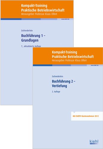 Bücherpaket Buchführung 1 und 2: mit Kompakt-Training Buchführung 1 - Grundlagen und Buchführung 2 - Vertiefung.