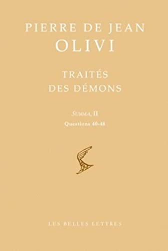 Traite Des Demons: Summa, II Questions 40-48 (Bibliotheque Scolastique, Band 2) von Les Belles Lettres