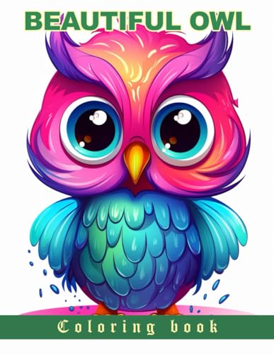 Beautiful Owl Coloring book for Children: large size 8.5 x 11 inches von Independently published