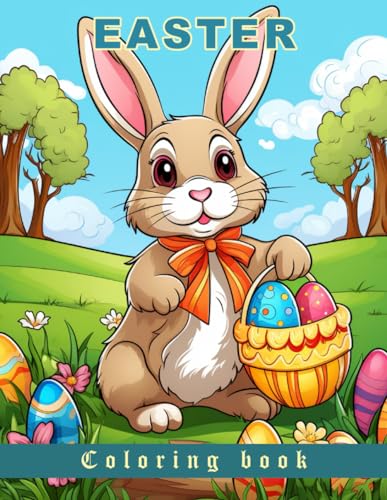 Easter Coloring book for children: large size 8.5 x 11 inches von Independently published