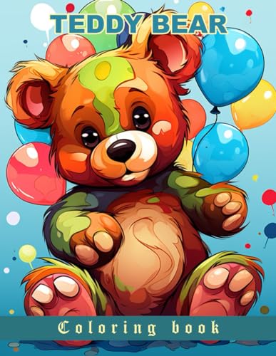 Teddy Bear Coloring book: large size 8.5 x 11 inches von Independently published