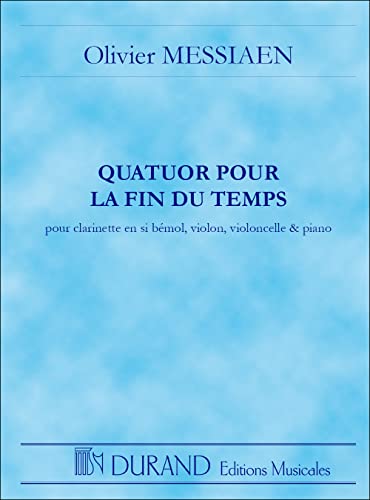 Quatuor pour la fin des temps (Vl/Vc/Clar/Po) - Cond.Poche