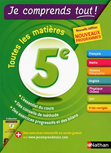 Je comprends tout - Tout en un 5ème von NATHAN