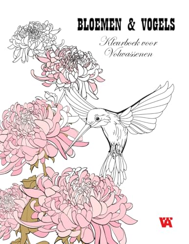 Kleurboek voor Volwassenen: 50 kleurplaten van bloemen en vogels voor stressvermindering von Independently published
