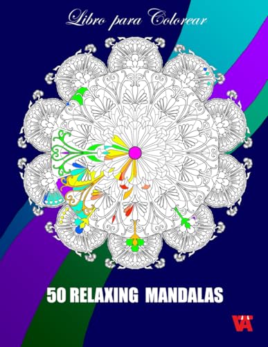 Libro Para Colorear: 50 mandalas. Libro Para Colorear Para Adultos. von Independently published