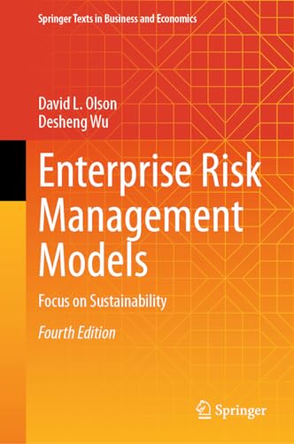 Enterprise Risk Management Models: Focus on Sustainability (Springer Texts in Business and Economics) von Springer