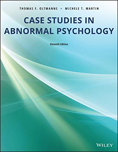Case Studies in Abnormal Psychology von Wiley