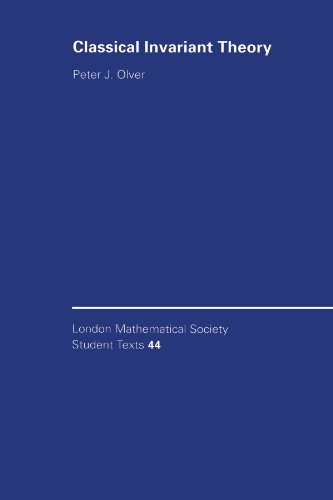 Classical Invariant Theory (London Mathematical Society Student Texts, 44)