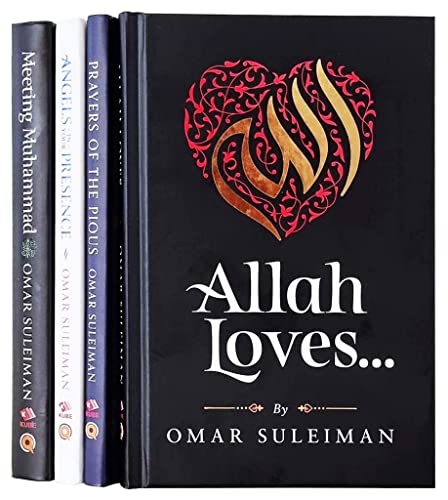 Omar Suleiman Collection 4 Books Set (Prayers of the Pious, Allah Loves, Angels in Your Presence & Meeting Muhammad)