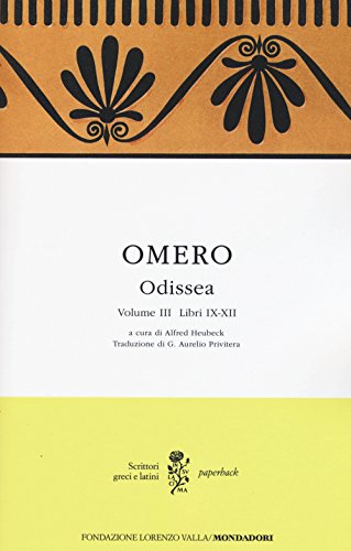 Odissea vol. III (Scrittori greci e latini. Paperback)