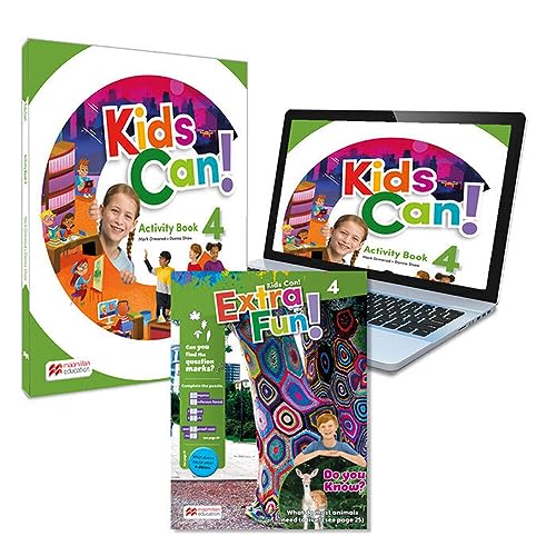 KIDS CAN! 4 Activity Book: Cuaderno de actividades impreso + acceso a la versión digital y app Navio von MACMILLAN