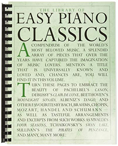 Library Of Easy Piano Classics (Library of Series) von Music Sales