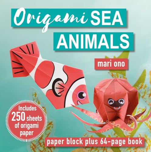 Origami Sea Animals: Paper Block Plus 64-page Book von CICO Books