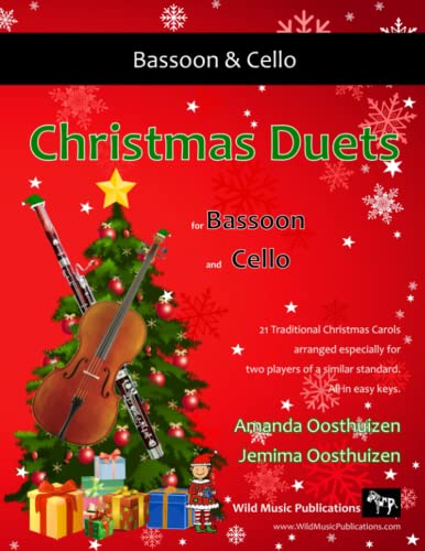 Christmas Duets for Bassoon and Cello: 22 Traditional Carols arranged especially for equal bassoon and cello players of intermediate standard. Christmas Duets for Bassoon and Cello: 22 Traditional Carols arranged especially for equal bassoon and cello players of intermediate standard.