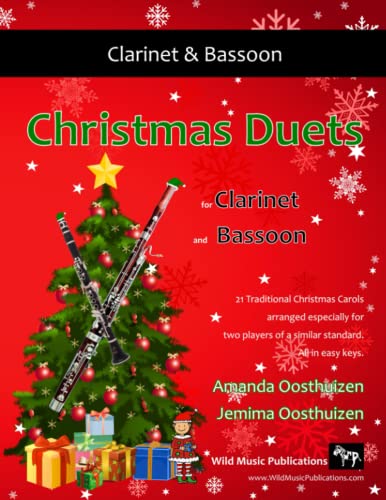 Christmas Duets for Clarinet and Bassoon: 21 Traditional Christmas Carols arranged for equal clarinet and bassoon players of intermediate standard. ... of the clarinet parts are below the break. von CreateSpace Independent Publishing Platform