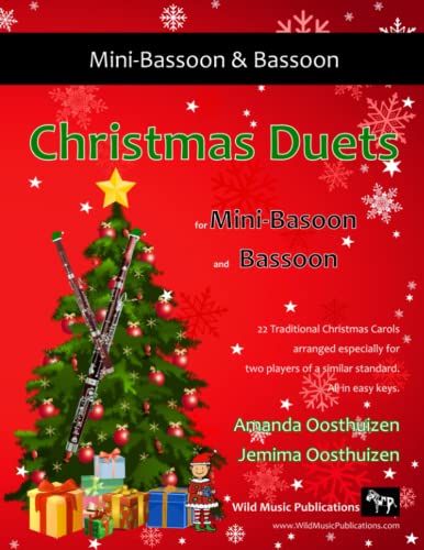 Christmas Duets for Mini-Bassoon and Bassoon: 22 Traditional Christmas Carols. Ideal for pupil and teacher or a non-beginner bassoon. Mini-Bassoon plays the tune. All in easy keys. Christmas Duets for Mini-Bassoon and Bassoon: 22 Traditional Christmas Carols. Ideal for pupil and teacher or a non-beginner bassoon. Mini-Bassoon plays the tune. All in easy keys.