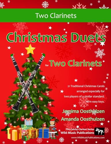 Christmas Duets for Two Clarinets: 21 Traditional Christmas Carols arranged for two equal clarinets of intermediate standard. Several are below the break. Christmas Duets for Two Clarinets: 21 Traditional Christmas Carols arranged for two equal clarinets of intermediate standard. Several are below the break. von CreateSpace Independent Publishing Platform