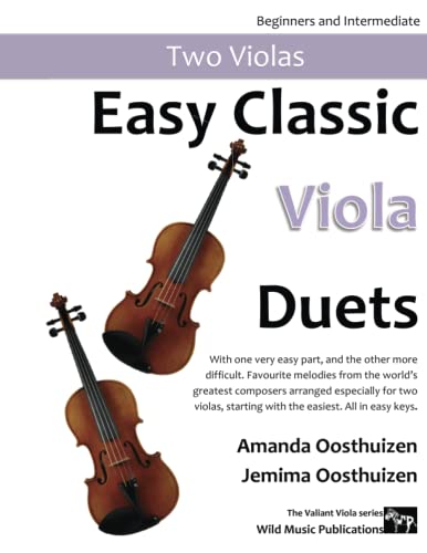 Easy Classic Viola Duets: With one very easy part, and the other more difficult. Comprises favourite melodies from the world's greatest composers ... are in easy keys, and start with the easiest. Easy Classic Viola Duets: With one very easy part, and the other more difficult. Comprises favourite melodies from the world's greatest composers ... are in easy keys, and start with the easiest. von CreateSpace Independent Publishing Platform