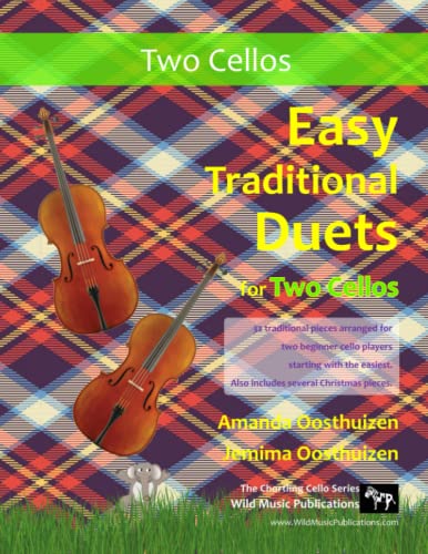 Easy Traditional Duets for Two Cellos: 32 traditional melodies from around the world arranged especially for two beginner cello players. All are in easy keys. Easy Traditional Duets for Two Cellos: 32 traditional melodies from around the world arranged especially for two beginner cello players. All are in easy keys.