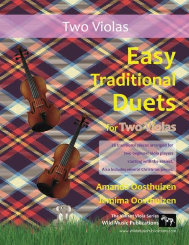 Easy Traditional Duets for Two Violas: 32 traditional melodies from around the world arranged especially for two beginner viola players. All are in easy keys. Easy Traditional Duets for Two Violas: 32 traditional melodies from around the world arranged especially for two beginner viola players. All are in easy keys.