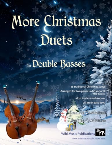 More Christmas Duets for Double Basses: 26 christmas songs arranged for two equal double bass players who know all the basics. Most are less well-known. All are in easy keys. More Christmas Duets for Double Basses: 26 christmas songs arranged for two equal double bass players who know all the basics. Most are less well-known. All are in easy keys. von CreateSpace Independent Publishing Platform
