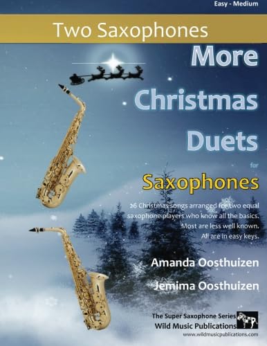 More Christmas Duets for Saxophones: 26 Christmas songs arranged for two equal saxophone players who know all the basics. Most are less well known. All are in easy keys More Christmas Duets for Saxophones: 26 Christmas songs arranged for two equal saxophone players who know all the basics. Most are less well known. All are in easy keys