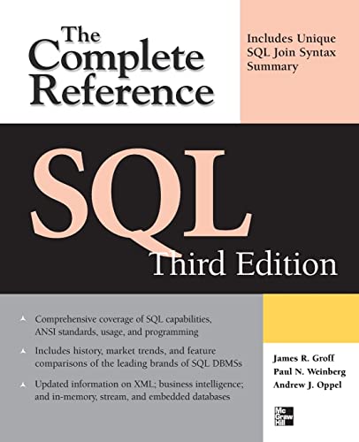 SQL the Compl Ref 3e: The Complete Reference (Complete Reference Series) von McGraw-Hill Education