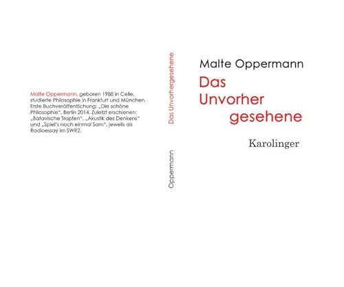 Das Unvorhergesehene: Ein Essay